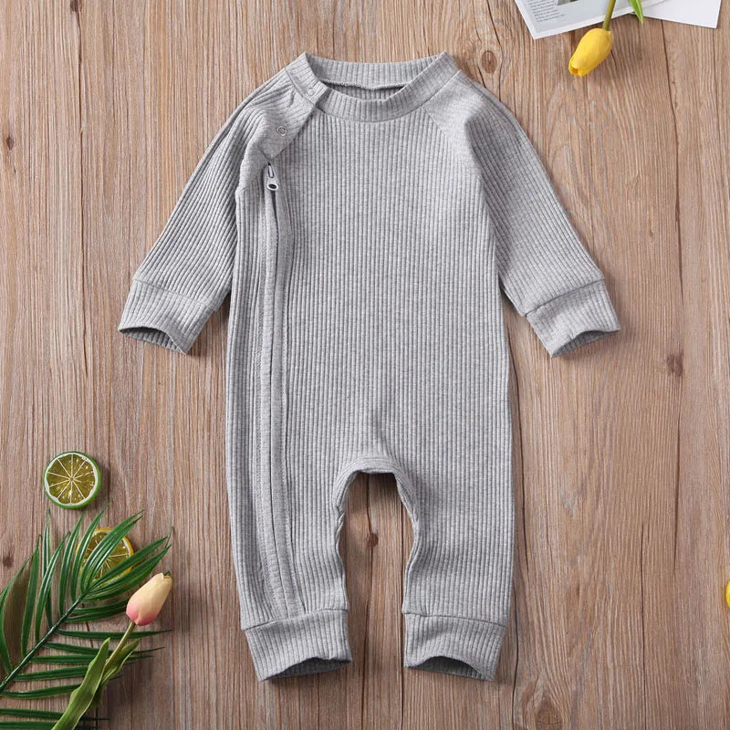 Side-Zipper Onesie! (0-24M)