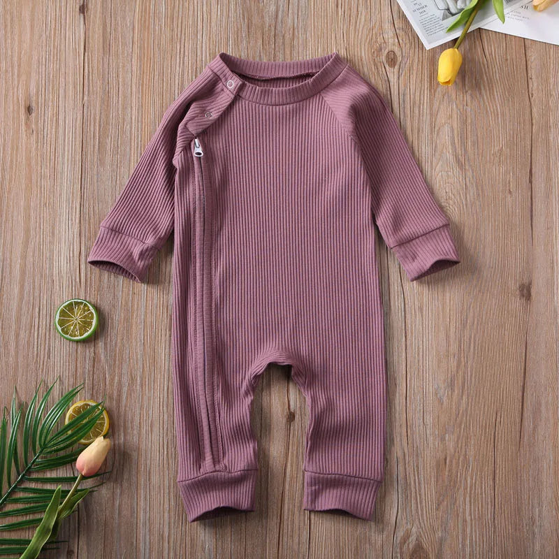 Side-Zipper Onesie! (0-24M)