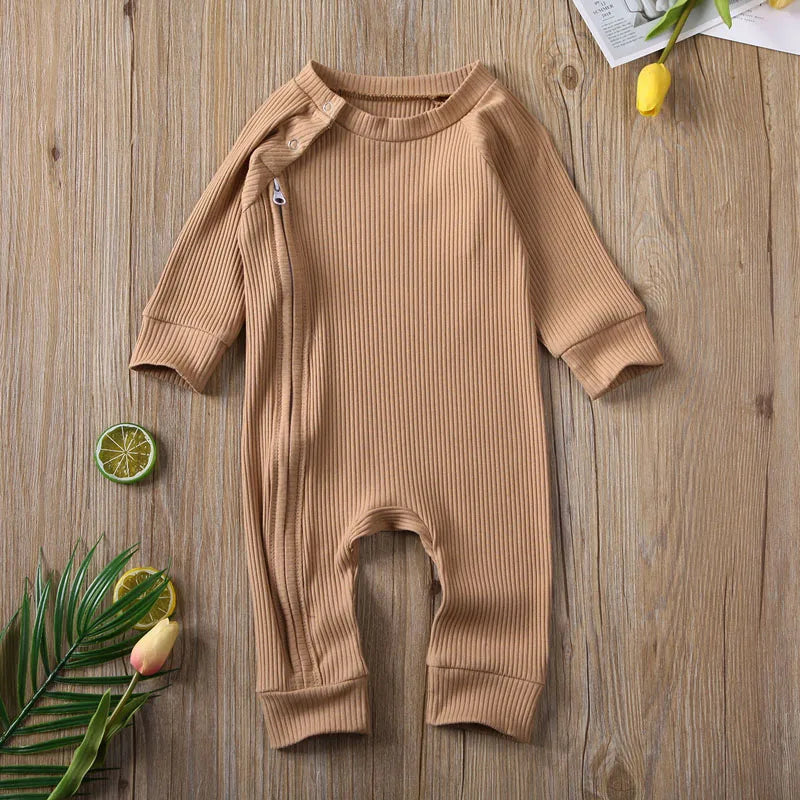 Side-Zipper Onesie! (0-24M)