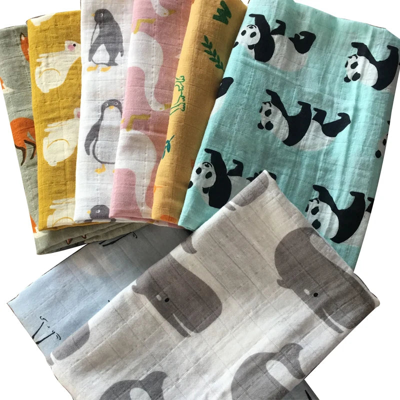 Soft Organic Cotton Baby Muslin Blanket