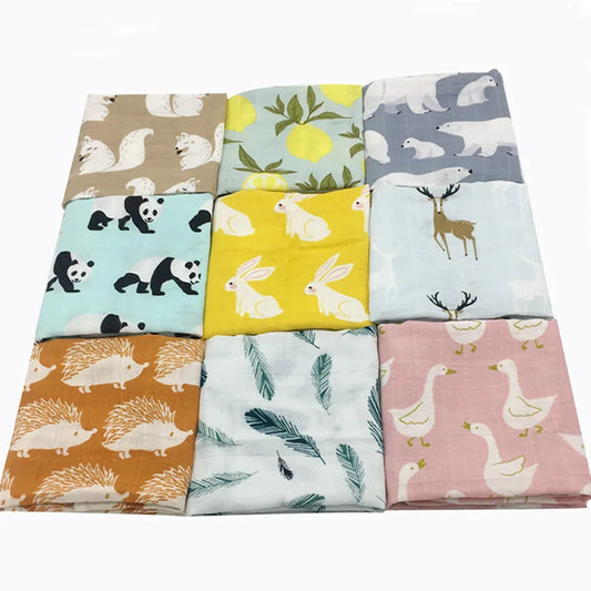 Soft Organic Cotton Baby Muslin Blanket