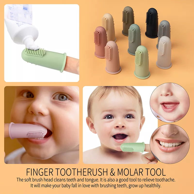 Soft Silicone Finger Toothbrush ( BPA Free ! )