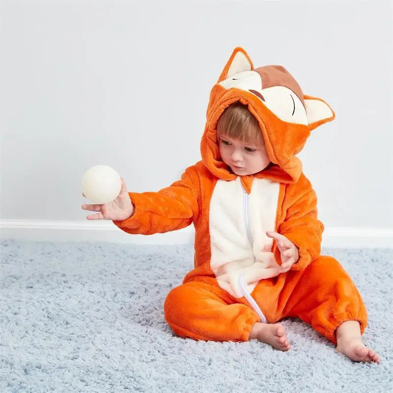 Animal Baby Pajama Onesie