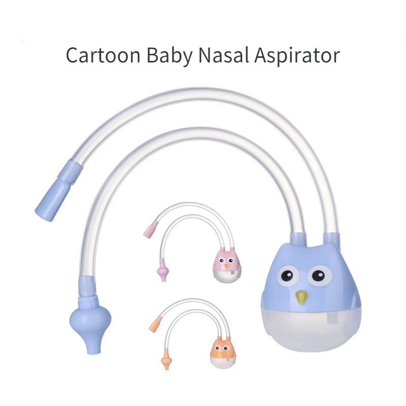 Newborn Infant Nasal Aspirator Snot Sucker Safe Nose Cleaner