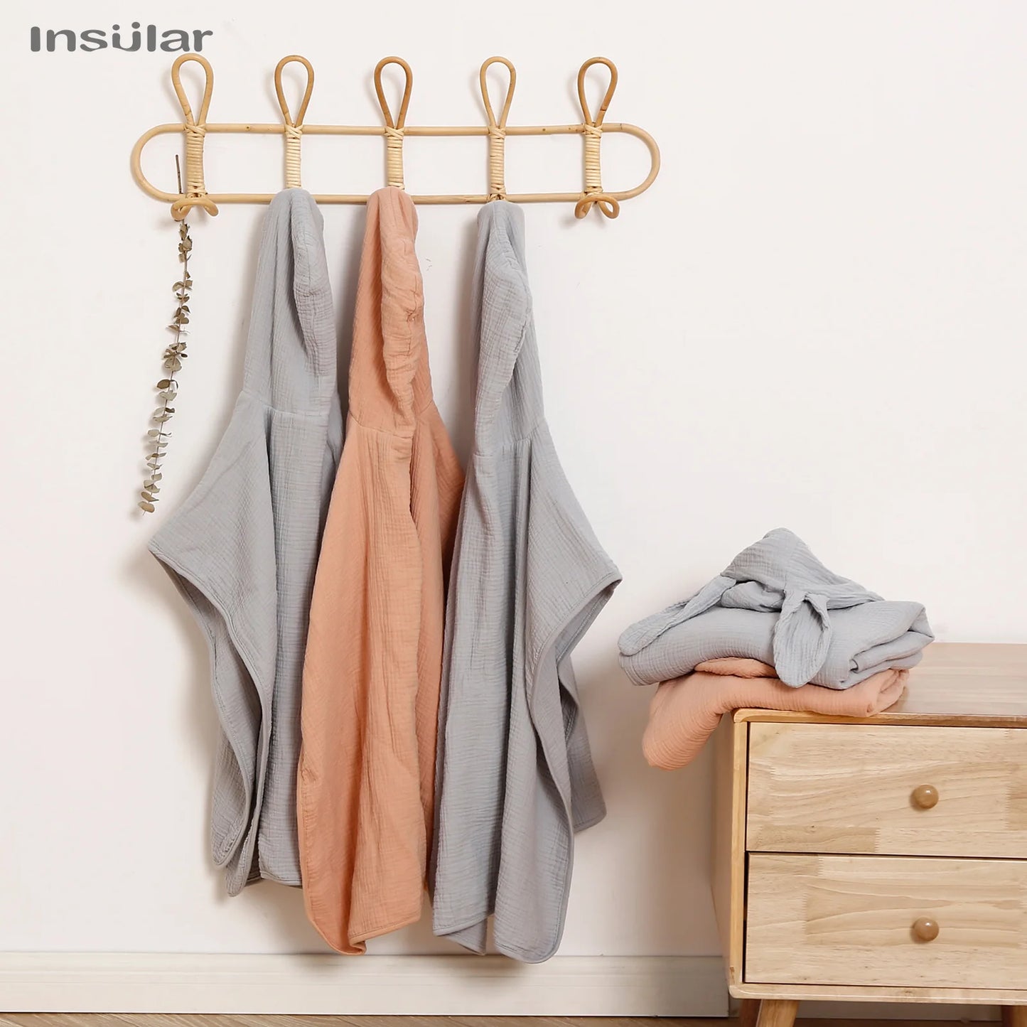 Muslin Hooded Poncho Towel