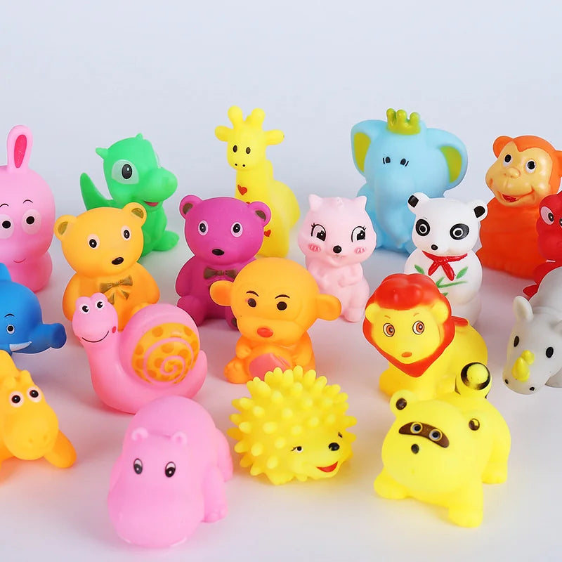 Rubber Squeaky Bathing Toy  (10PCS!)