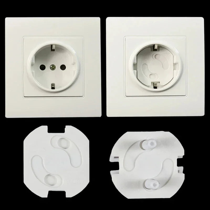 8pcs Safety Electric Socket Outlet Plug Protection for Child Cute Bear Power Socket Cover