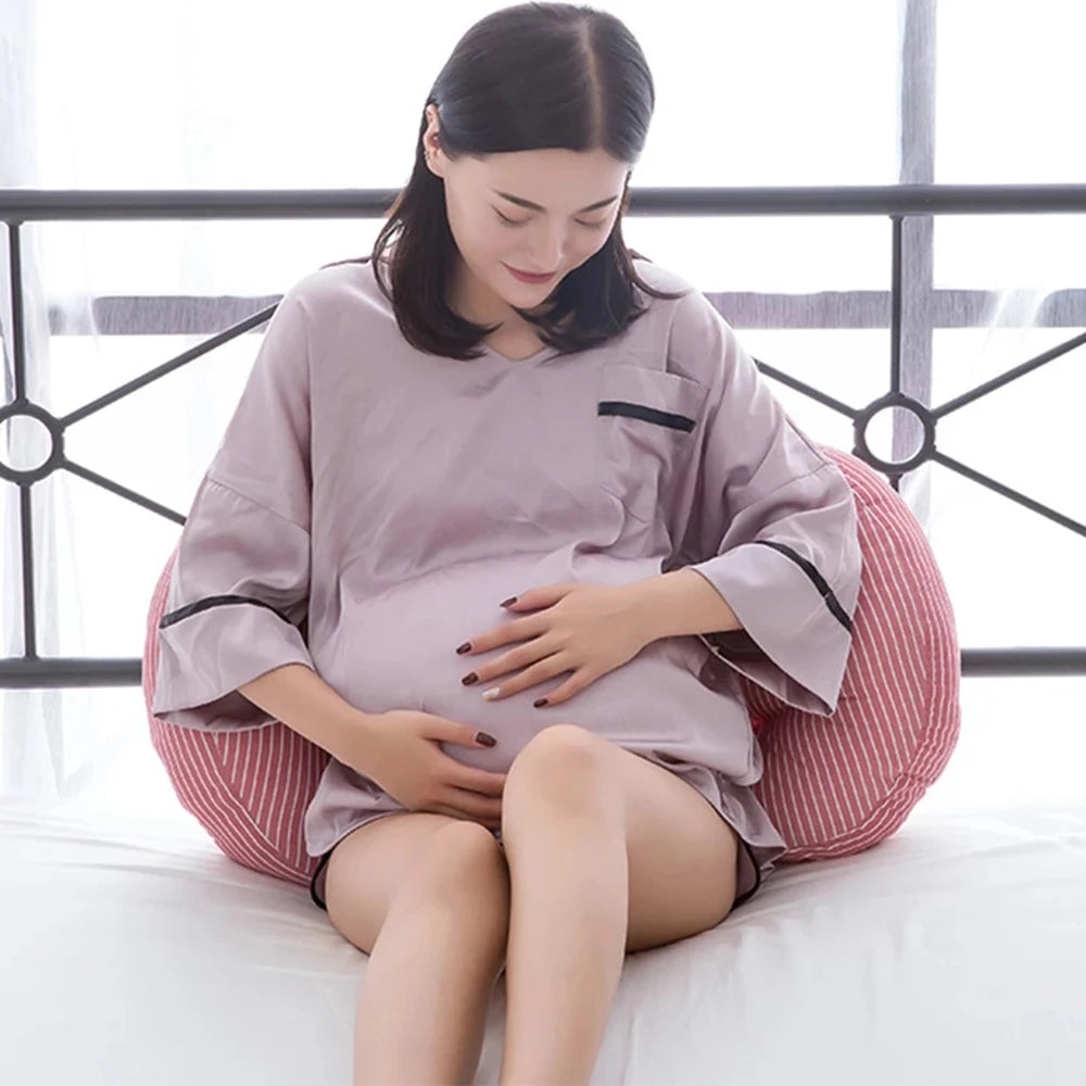 Multi-function U Shape Pregnant Support Pillow Bamboo Fiber Cotton