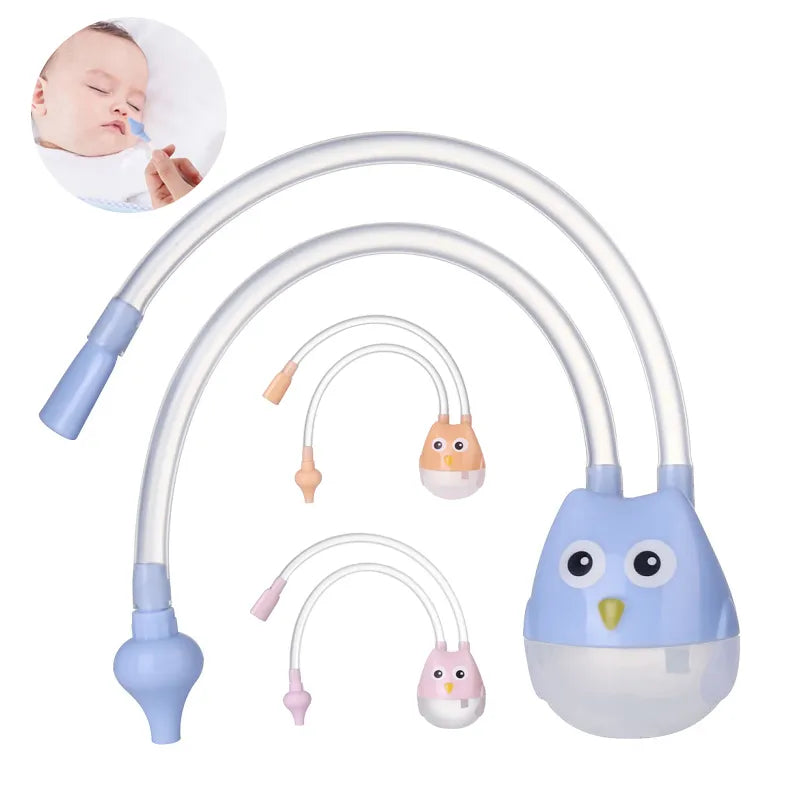 Newborn Infant Nasal Aspirator Snot Sucker Safe Nose Cleaner