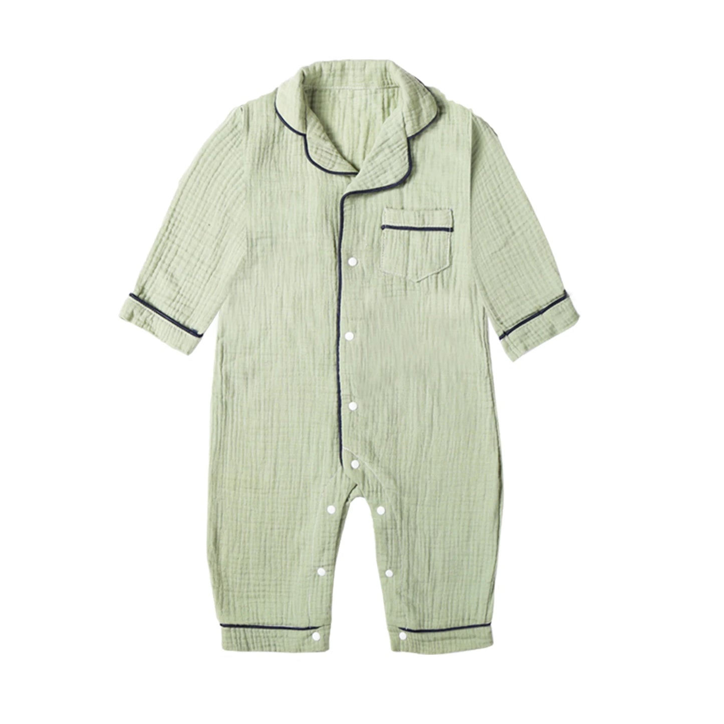 Baby Organic Cotton Muslin Pajamas