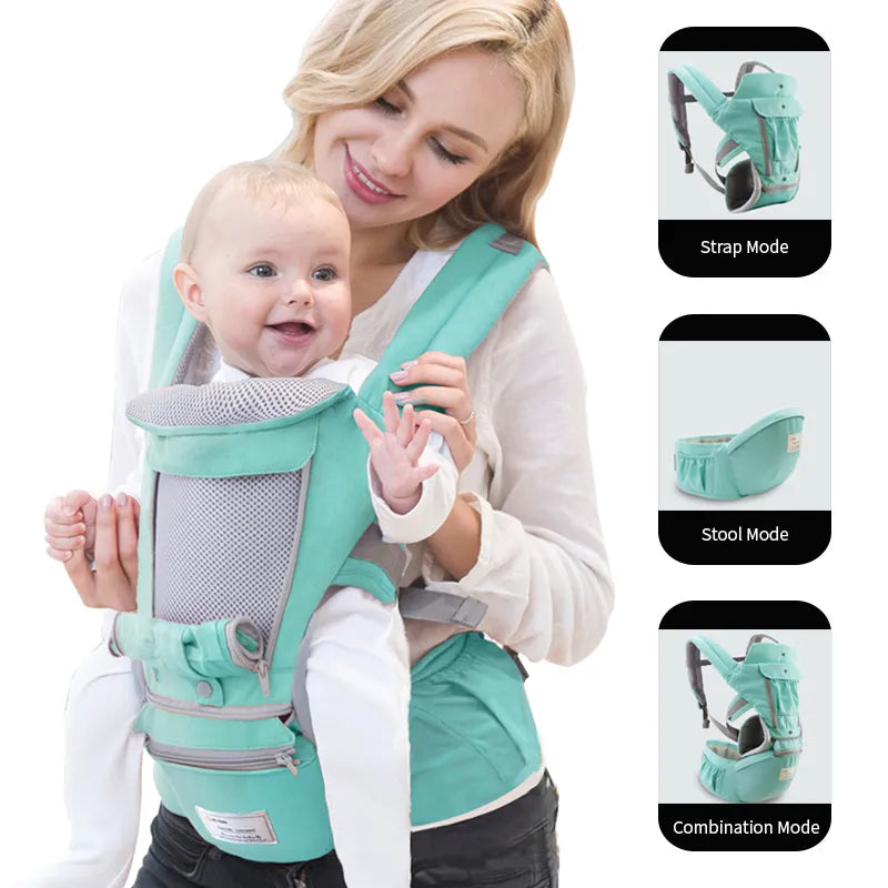 Front Facing Multi-Use Kangaroo Baby Carrier for Travel (0-36m)