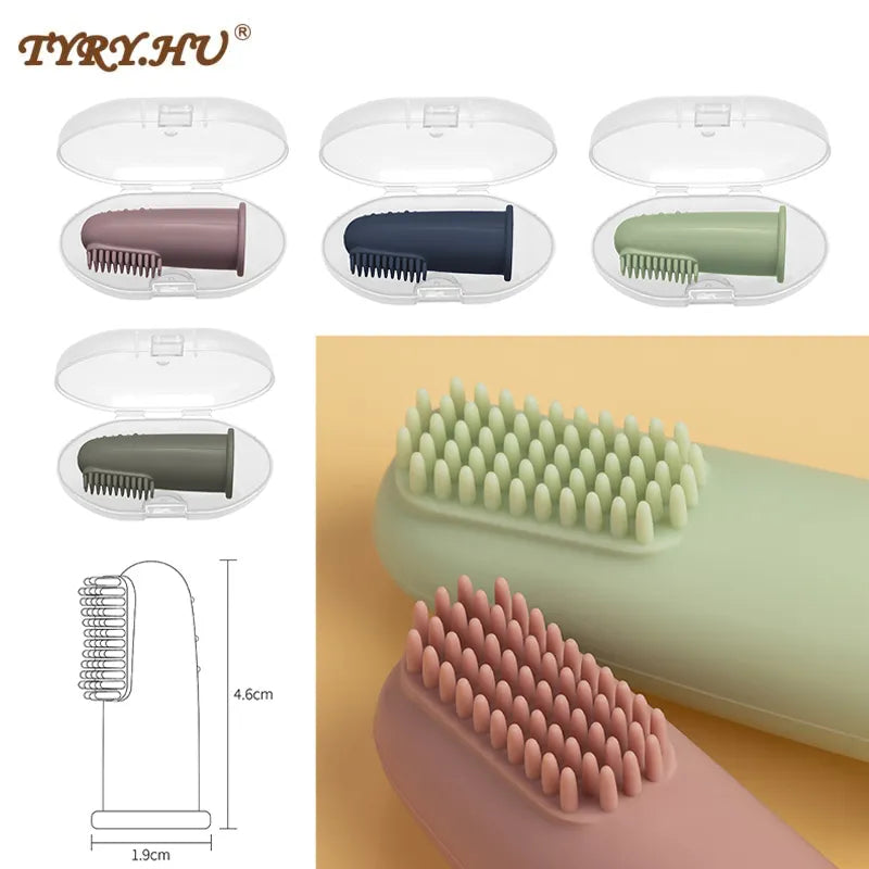 Soft Silicone Finger Toothbrush ( BPA Free ! )