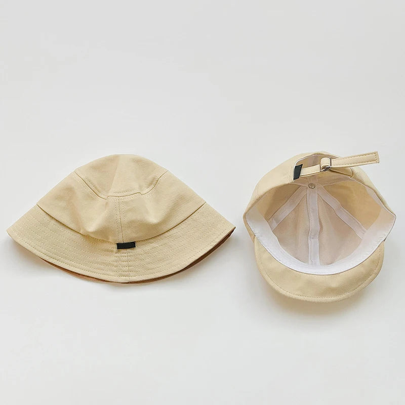 Adjustable Baseball Cap and Bucket Hats Solid Color Soft Cotton