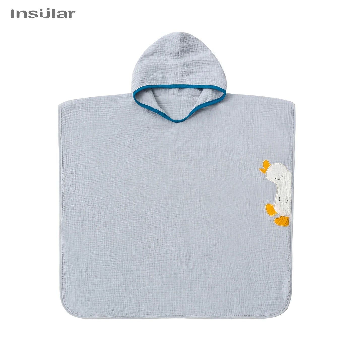 Muslin Hooded Poncho Towel