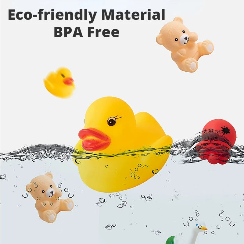 Rubber Squeaky Bathing Toy  (10PCS!)