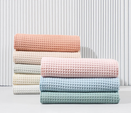 Waffle Cotton Soft Baby Blanket