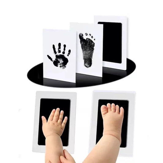 Newborn Baby DIY Hand And Footprint Kit Ink Pads Safe Baby Shower Gift